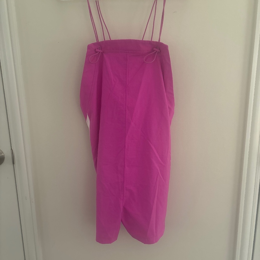 Women's Pink Spaghetti-Strap Dress